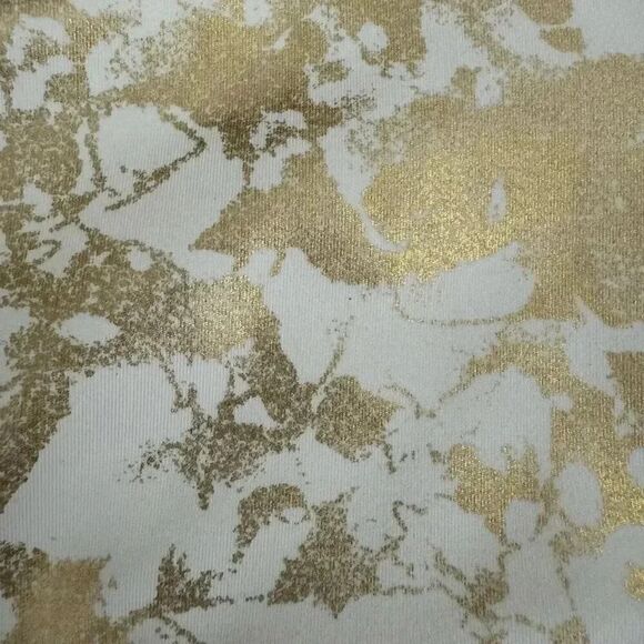 Lilly Pulitzer Lindsay Luxletic Sports Bra Gold Foil SZ S #1985 - Picture 9 of 14